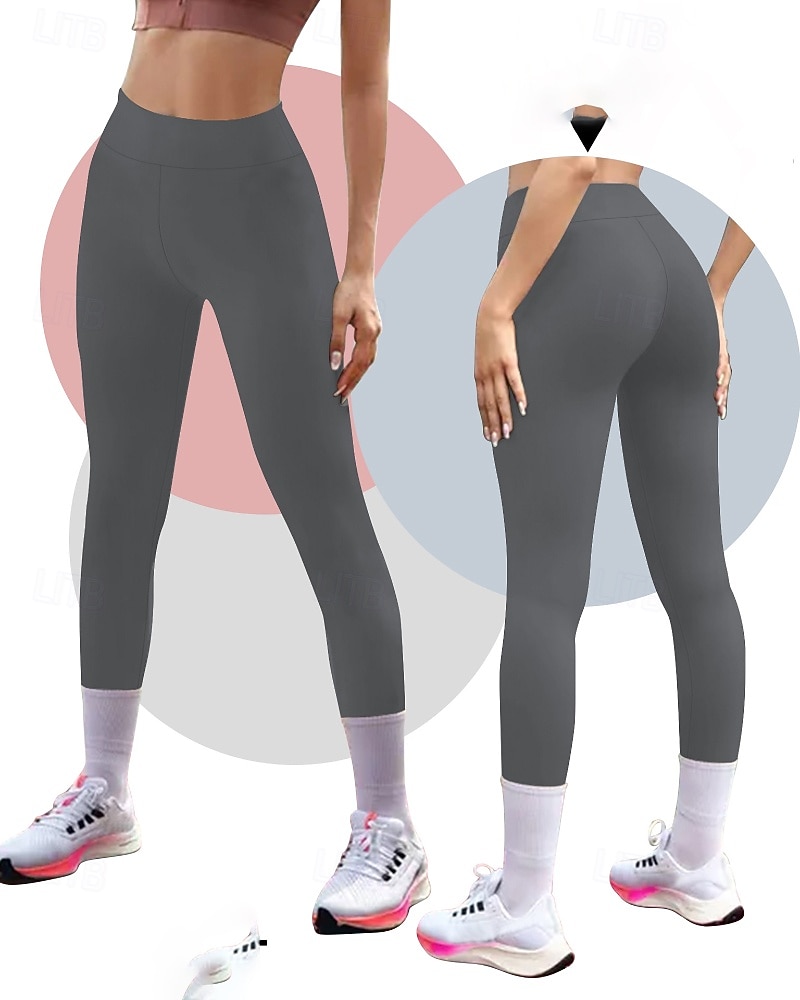 Pentru femei Pantaloni Jambiere Șic Stradă Casual Lungime totală Natural Simplu Talie elastică Comfortabil Stradă Concediu Sfârșit de săptămână Roșu Claret Negru Alb Roz Toamnă Fit regulat 2025 - $14.99 –P12