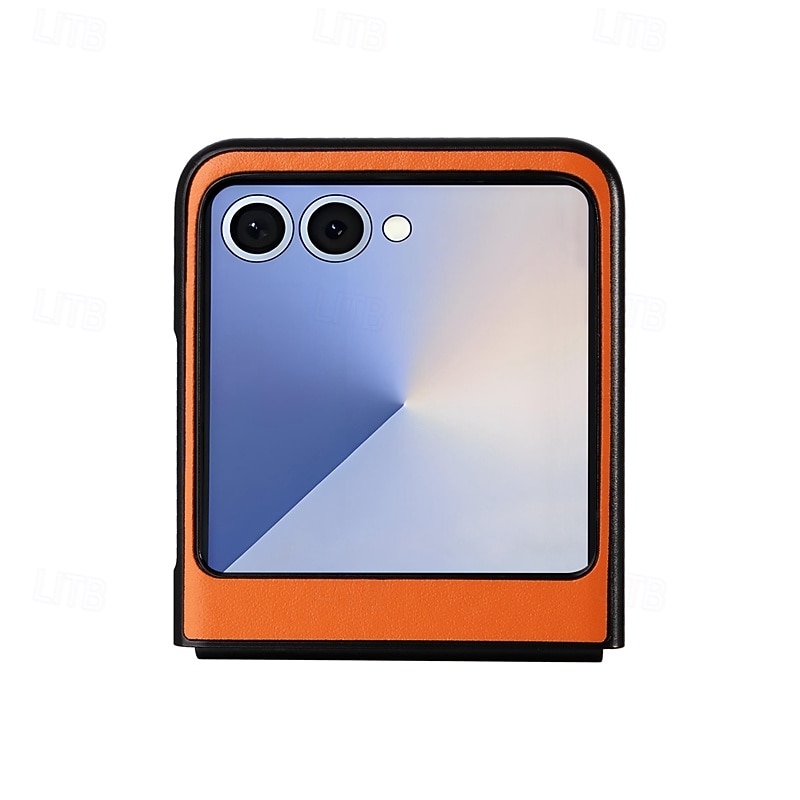 telefono Custodia Per Samsung Galaxy Z Flip 7 Z Flip 7 FE Z Flip 6 Z Flip 5 Copertura Posteriore Resistente agli urti Retrò TPU Pelle PU del 2025 a $9.99 –P6