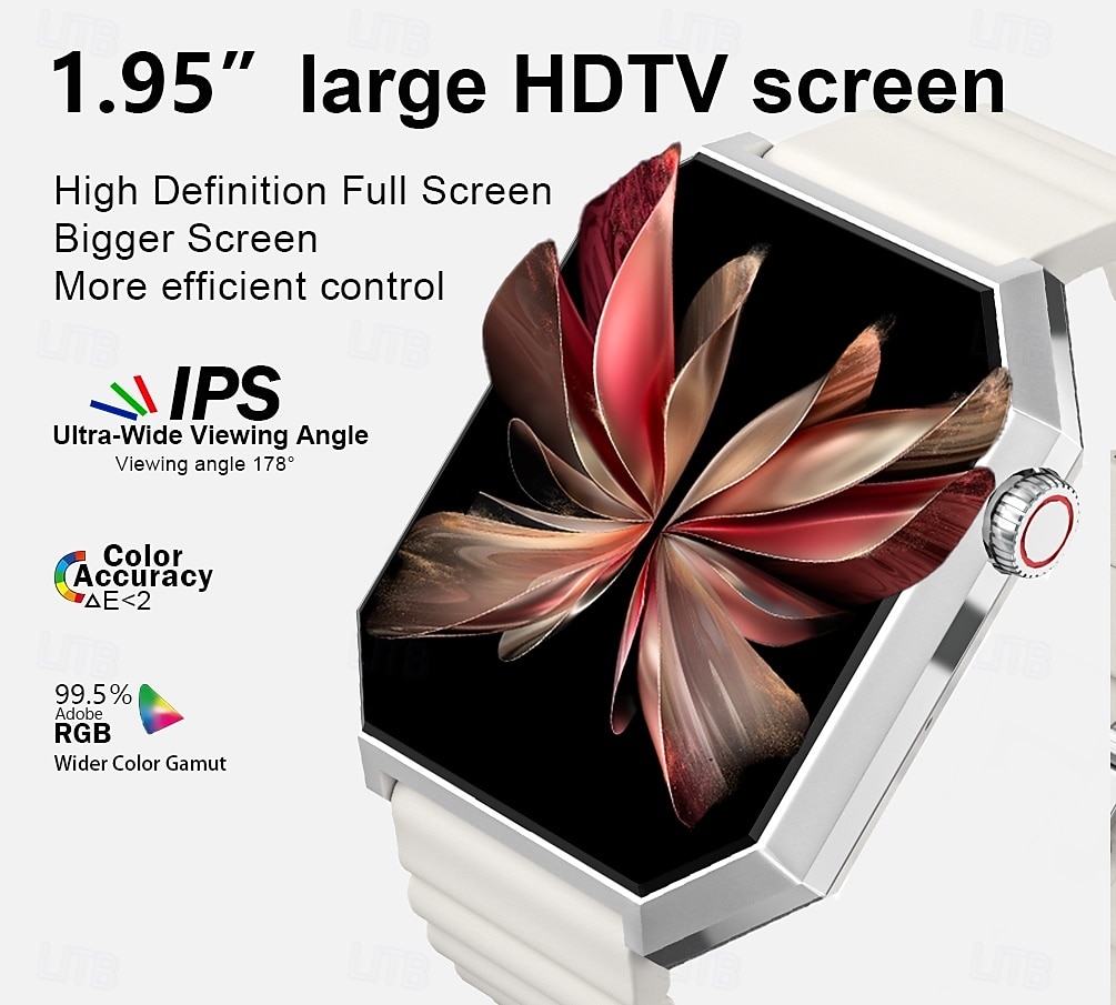 HC11 Ceas inteligent 1.95 inch Uita-te inteligent Bluetooth Pedometru Reamintire Apel Monitor de Activitate Compatibil cu Android iOS Dame Bărbați Standby Lung Rezistent la apă Control Media IP68 2025 - $38.99 –P6
