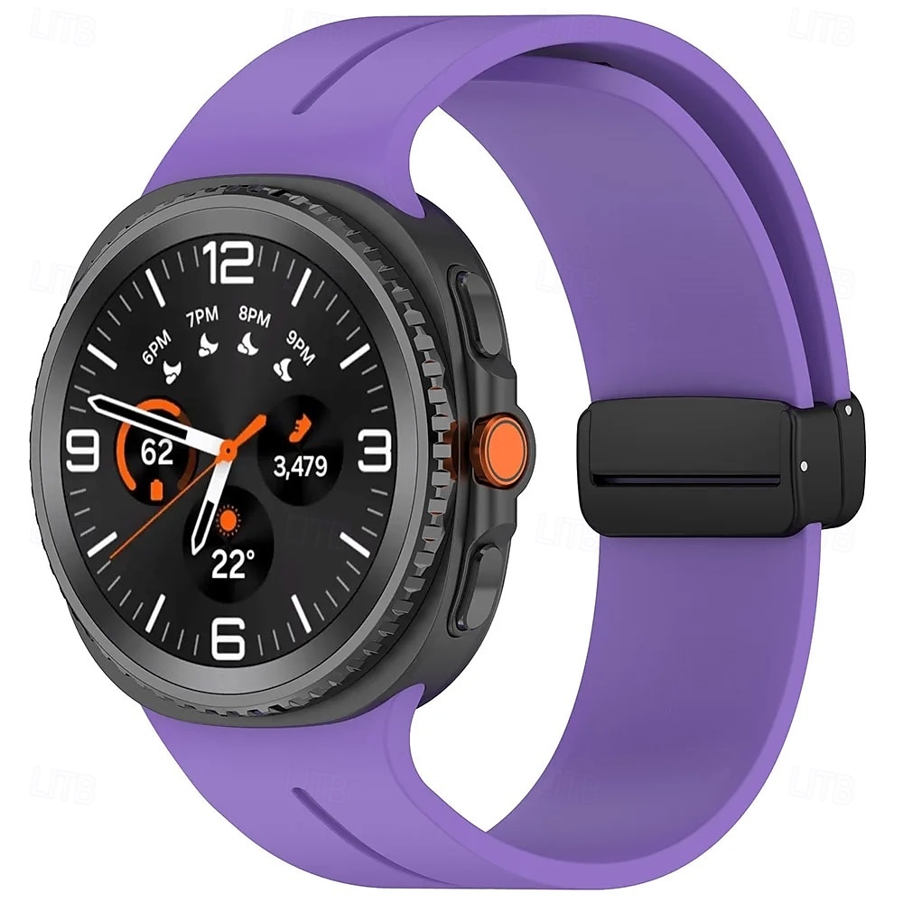 Correa clásica de silicona con hebilla magnética para Samsung Galaxy Watch 8 (44 mm y 40 mm) 2026 - $15.99 –P8
