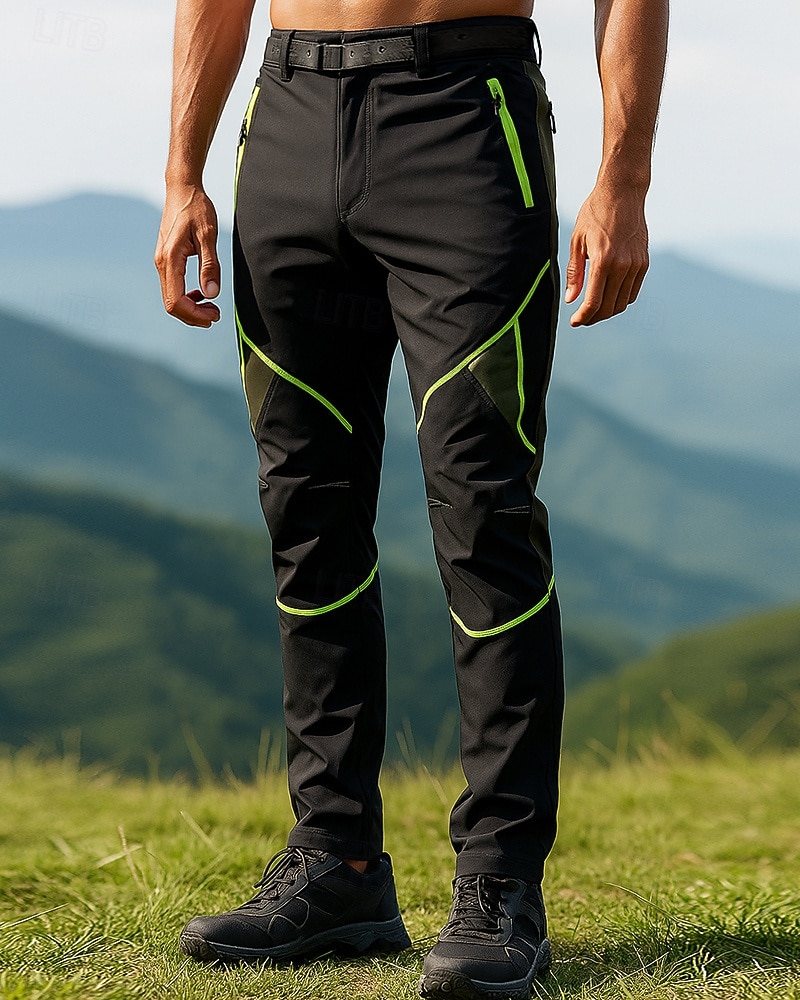Муж. Штаны для туризма и прогулок Водонепроницаемые штаны Штаны софтшелл Весна Осень На открытом воздухе Стандартный Водонепроницаемость С защитой от ветра Нижняя часть Карман Военно-зеленный Зеленый 2026 - $28.99 –P4