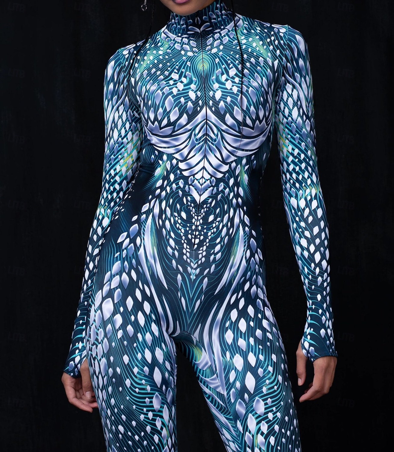 Wzorzyste garnitury Zentai Kostium Cosplay Body Drukowanie Strój karnawałowy Kombinezon zentai Męskie Damskie Dla chłopców seksowny kostium Halloween Kostium na Spektakl Impreza Bal maskowy Dla 2025 - $29.99 –P13