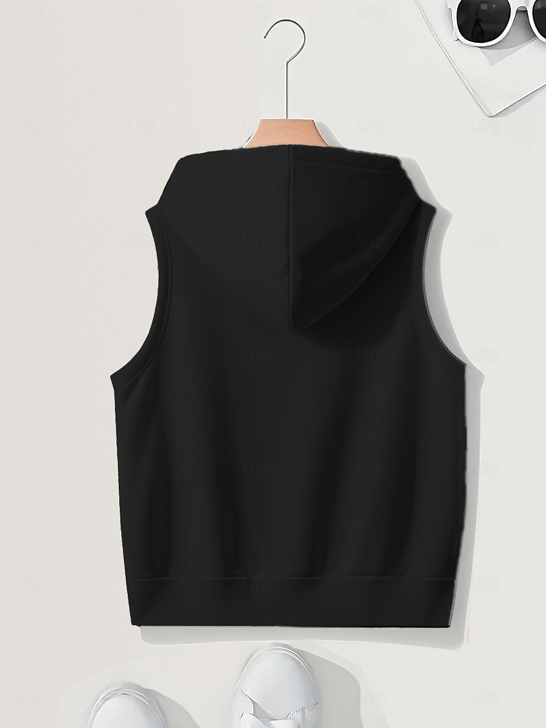 Mulheres Moletom Moletom com zíper Papai Noel Tecido Clássico Casual Sem Manga Com Capuz Tops regulares Casa Dia a Dia Feriado Bolso frontal Preto Branco Roxo Azul Escuro Inverno de 2025 por $21.99 –P5