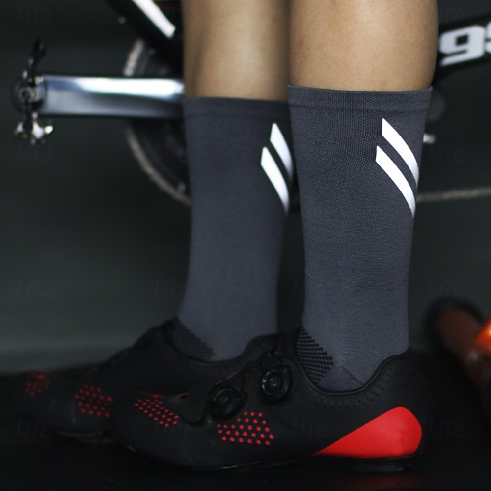 Hombre Calcetines Calcetines Ciclismo Calcetines de bicicleta Calcetines deportivos Calcetines atléticos Camping / Senderismo Senderismo Ejercicio al Aire Libre Bicicleta / Ciclismo Alta elasticidad 2025 - $12.99 –P9