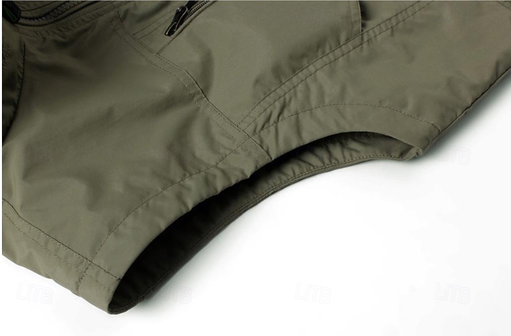 Herr Utomhusväst Taktisk jacka Fiskeväst Utomhus Utomhussport Ledigt Fiske Aktiv Sommar Vår Flera fickor Flerskikt Polyester Taktisk Dragkedja Krage Normal Svart Marinblå Kaki Armégrön Väst 2025 - $39.99 –P8