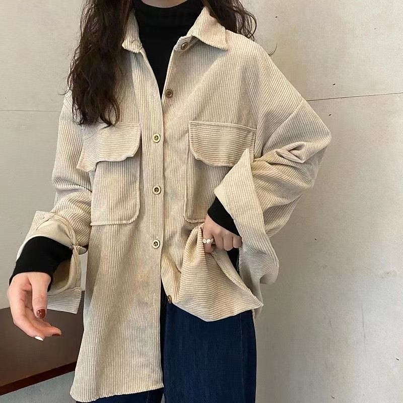 Damesoverhemd effen kleur elegant vintage dagelijks lange mouw bisschopsmouw overhemd kraag lange tops werk dagelijks uitgaan roze bruin abrikoos lente herfst winter lente, herfst, winter 2025 - $28.99 –P7