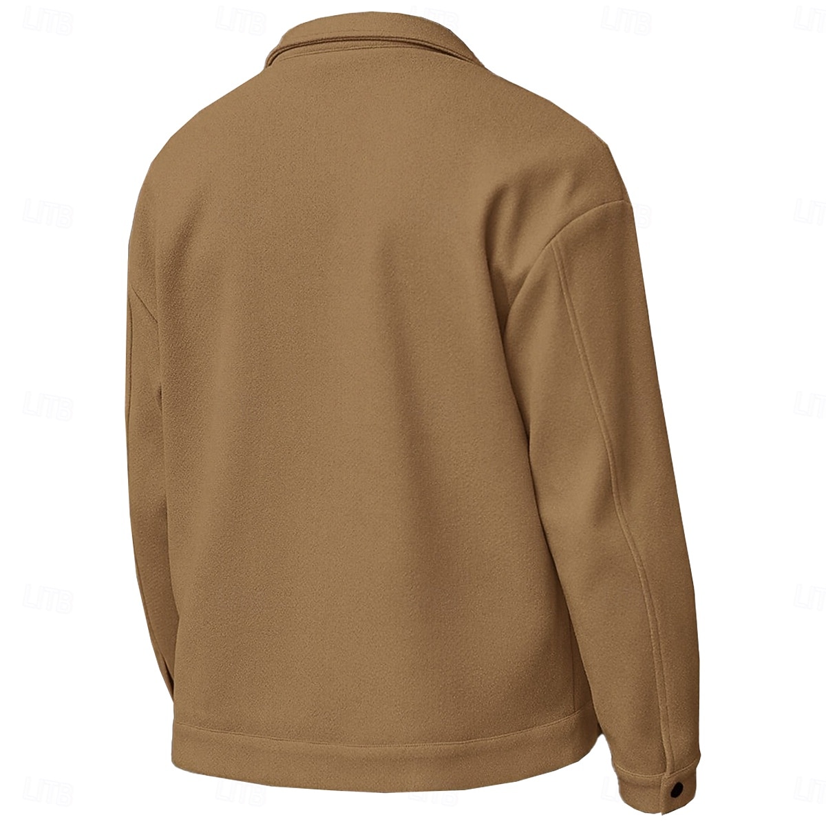 Herren Leichte Jacke Hemdjacke Formell Heim Tragbar Knopf vorne Frühling Herbst Winter Einfarbig Aktiv Vintage Umlegekragen Regulär Schwarz Weiß Khaki Grau Jacken 2025 - $30.99 –P4