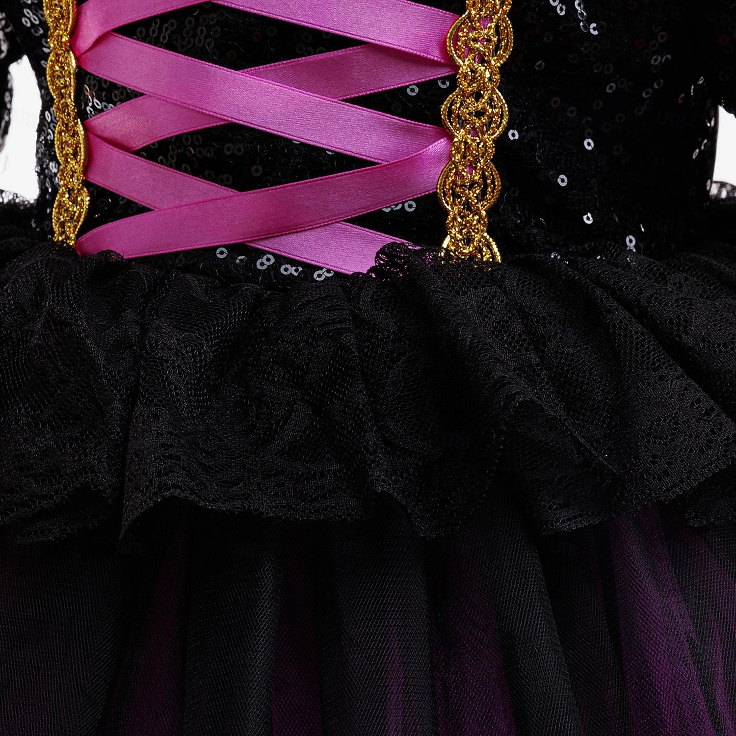 Lapset Tyttöjen Juhlamekko Yhtenäinen väri Lyhythihainen Erikoistilaisuus Halloween juhla Halloween Custom Makea Polyesteri Kesä Kevät Syksy lapset Purppura 2025 - $43.99 –P6