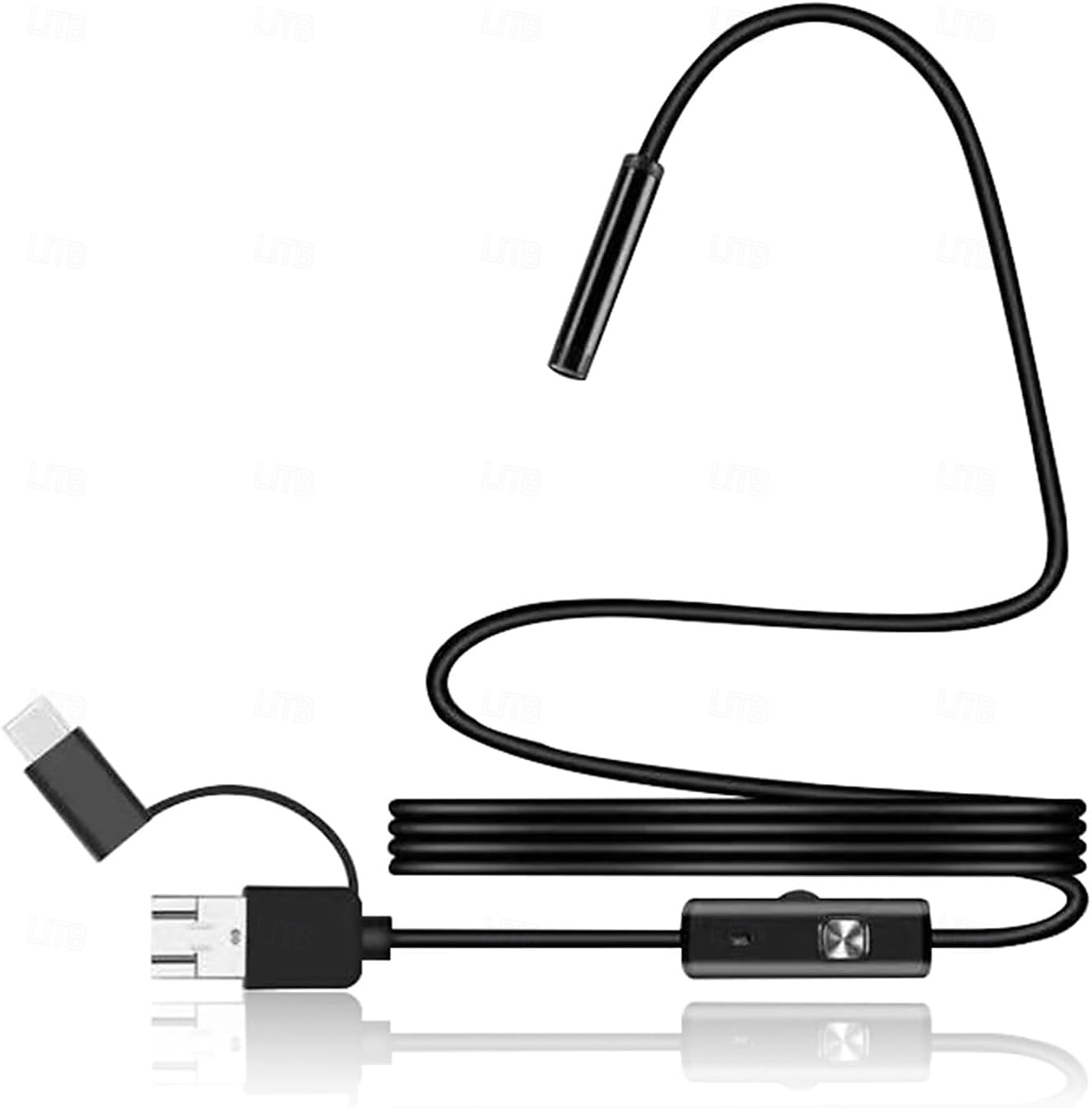 Industriële endoscoop voor Android, 200W pixel endoscoop met 25 fps beeldoverdracht, IP67 waterdicht, type-C interface, MFI gecertificeerd, ideaal voor auto- en woninginspecties 2025 - $15.99 –P4