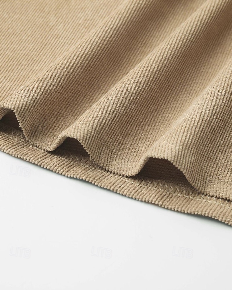 Pentru femei Rochie Mini Rochii Tip Cămașă Clasic Modern În aer liber Vacanță Sfârșit de săptămână Fit regulat Simplu Manșon Lung Guler Cămașă Negru Albastru piscină Mov Kaki Toamnă 2025 - $22.99 –P9
