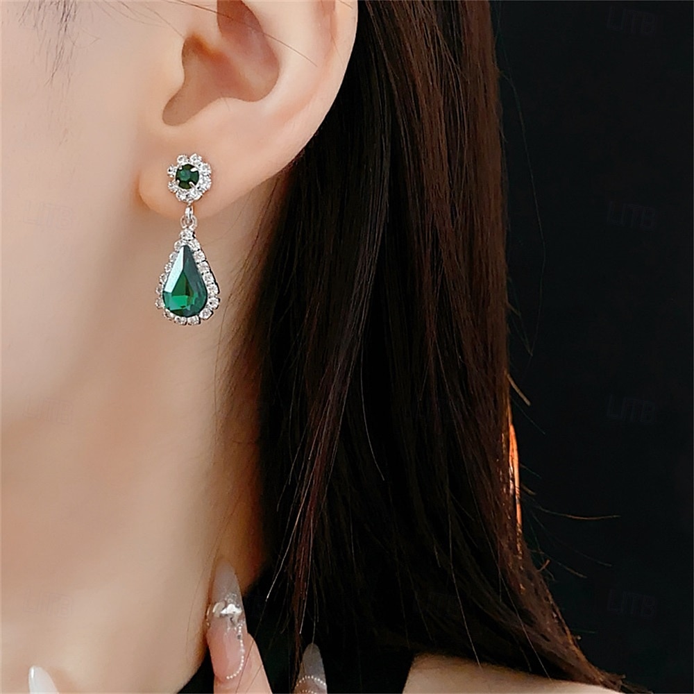 Набор украшений 2 Черный Цирконий Хром Серьги Ожерелья Жен. Элегантный стиль Винтаж Мода Старинный Классический Комплект ювелирных изделий Назначение Свадьба Для вечеринок День Святого Валентина 2026 - $14.99 –P13