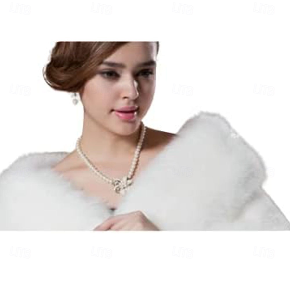 Elegante Loucos anos 20 Anos 20 Xale de Pele Falso O Grande Gatsby charleston Fantasia Mulheres Dia dos namorados Baile de Máscaras Festa Casamento Convidado do casamento Adulto Xale Outono & inverno de 2026 por $78.99 –P2