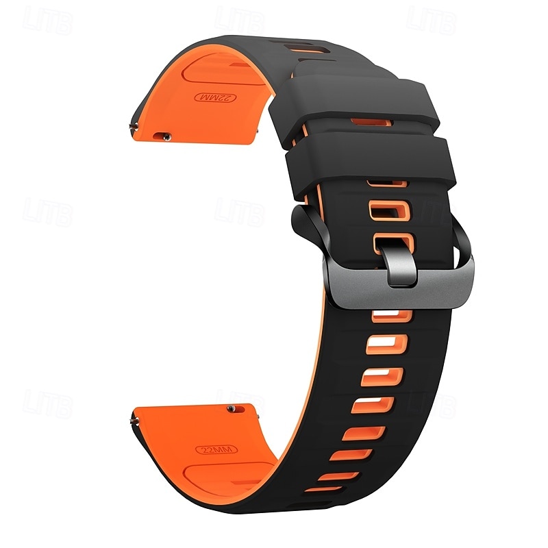 Pulseiras de Relógio para Samsung Galaxy Watch Ultra 47mm, Watch 8 Classic 46mm, Watch 6 Classic 47mm, Watch 5 Pro 45mm, Watch 4 Classic 47mm Aço Inoxidável Silicone Substituição Alça Dois tons de 2025 por $12.99 –P14