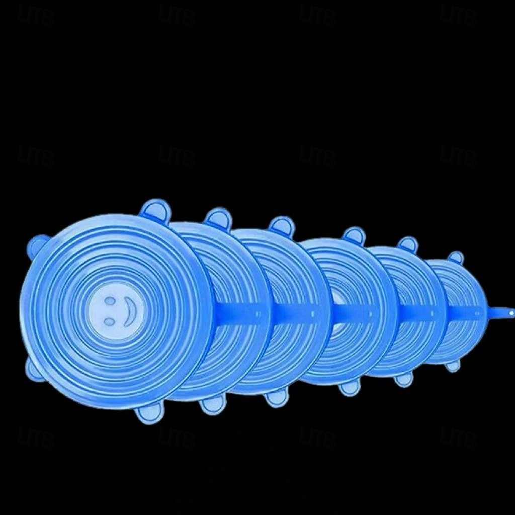 Lot de 12 couvercles extensibles en silicone, couvercles d'emballage alimentaire hermétiques réutilisables, couvercles de conservation de la fraîcheur en silicone pour bols, tasses, récipients, stockage des aliments de 2026 ? $15.99 –P7