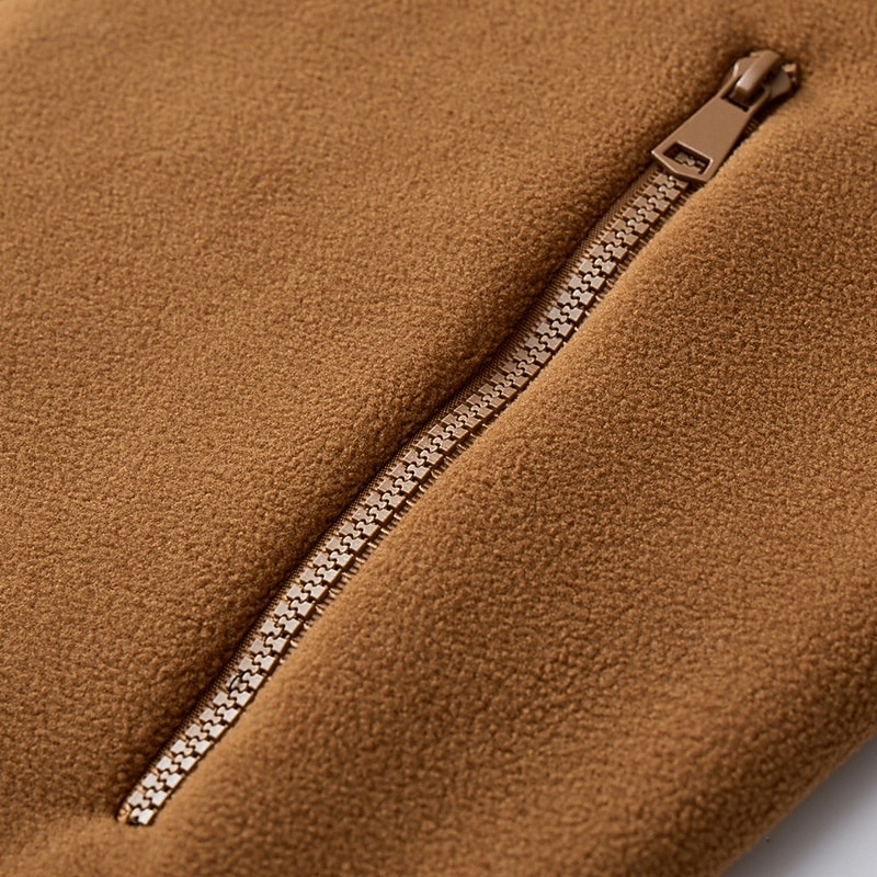 Ανδρικά Μπουφάν fleece Causal Ρούχα Γυμναστικής Τσέπη Με Κουκούλα Φθινόπωρο Χειμώνας Συμπαγές Χρώμα Ενεργό Ουδέτερος Κολάρο Πουκαμίσου Κοντό Μαύρο Βαθυγάλαζο Καφέ Πράσινο του τριφυλλιού Σακάκια 2026 - $47.99 –P9