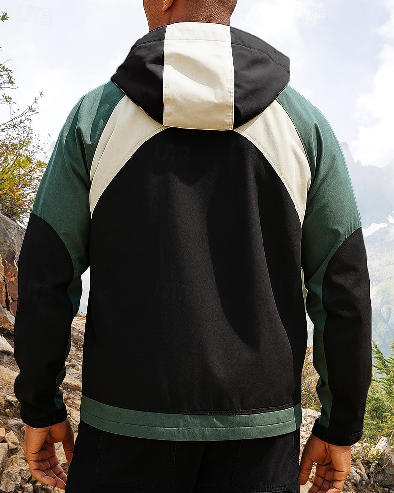 Hombre Cortavientos Chaqueta Chaqueta Softshell Chaqueta para senderismo Al aire libre Impermeable Resistente al Viento Trajes de senderismo Ropa de senderismo Primavera Otoño Camiseta Camping 2025 - $44.99 –P2