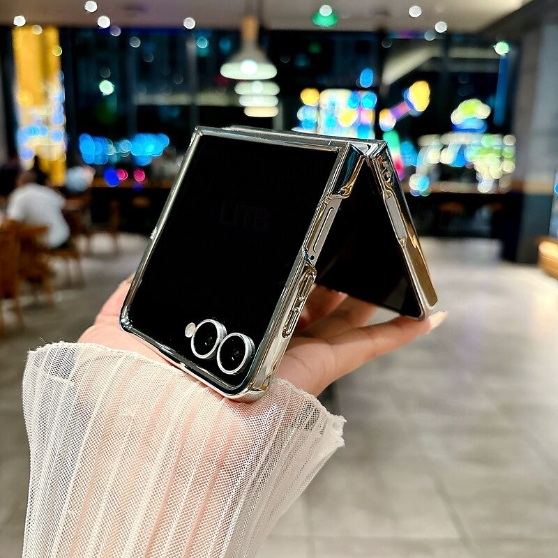 2025年 電話 ケース 用途 サムスンのギャラクシー Zフリップ7 Zフリップ6 Z Flip 5 Z Flip 4 バックカバー 耐衝撃 カラーグラデーション PC  コレクション – $12.99 –P9