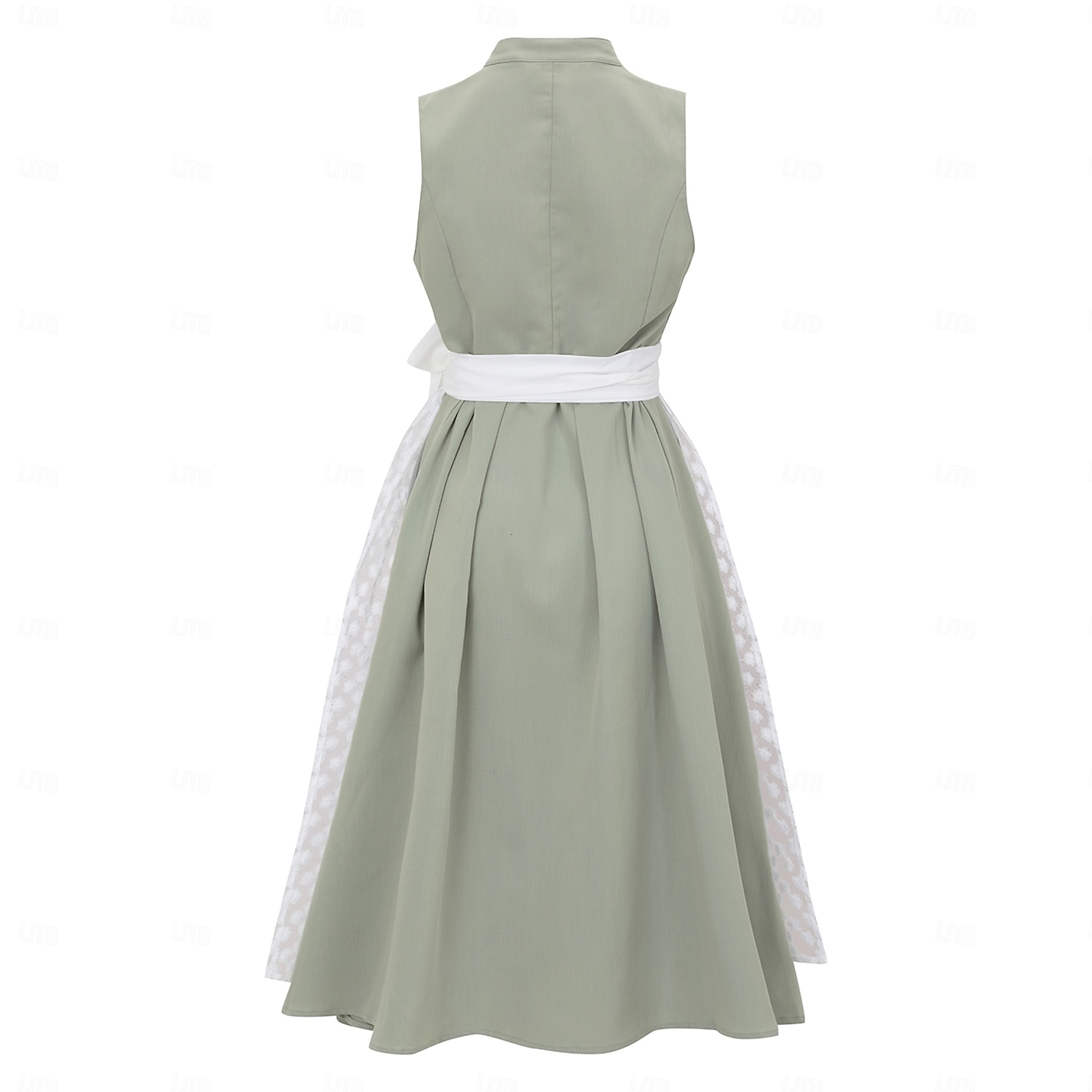 Oktoberfest Dress Dirndl Trachtenkleider Maid Bavarian German Wiesn Women's Traditional Style Cloth Dress Apron Without Blouse (75CM) 2026 - $65.99 –P2