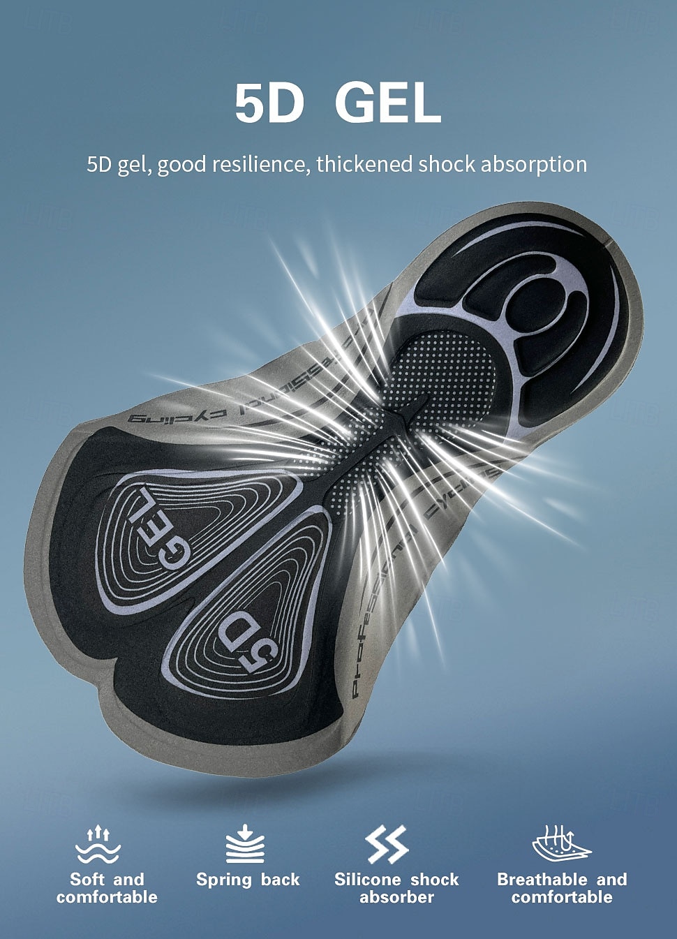 Муж. Велолосины Велосипедные Штаны Велоспорт Велоспорт Колготки Плотное облегание Виды спорта С защитой от ветра Эластичный Дышащий Зеленый / черный Черный / синий Спандекс Одежда Продвинутый уровень 2025 - $42.99 –P5