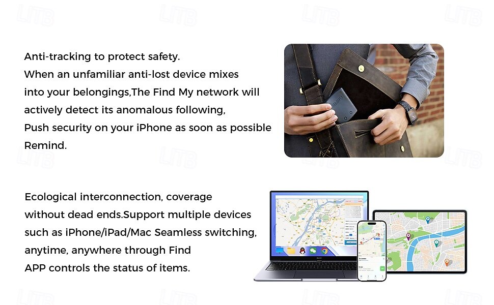 procédure de suivi GPS intelligent &Localisateur portable anti-perte, étanchéité IP65, compatible avec les systèmes Android et iOS de 2025 ? $18.99 –P14