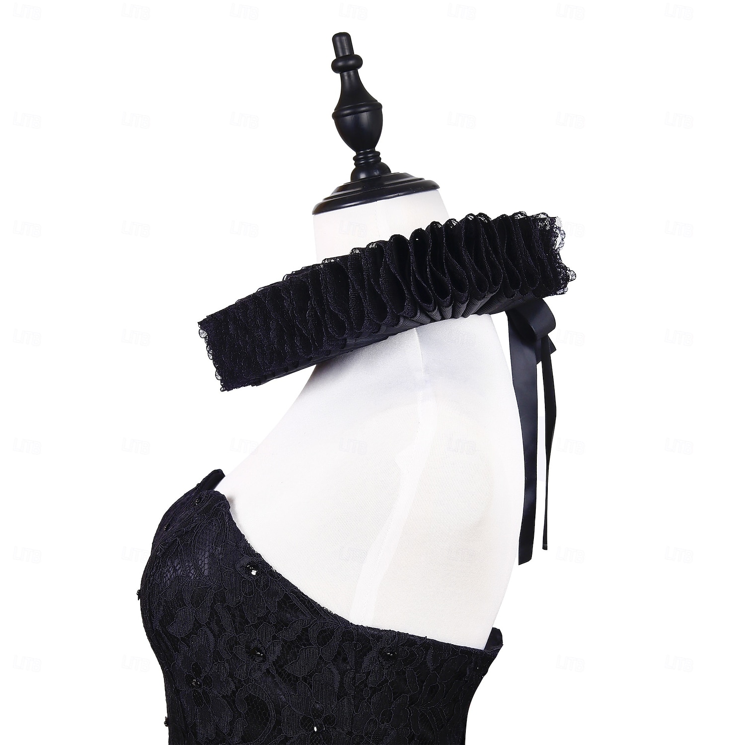 Rococó Victoriano Renacimiento Cuello con volantes isabelino Noble Aristócrata Disfraz Unisexo Víspera de Todos los Santos Carnaval Rendimiento LARP Feria Ren Adultos Cuello Todas las Temporadas 2025 - $19.49 –P12