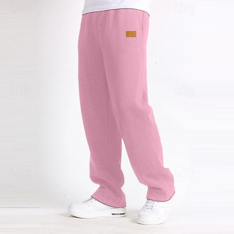 Per uomo Pantaloni da tuta Pantaloni Pantaloni della tuta con fondo aperto Coulisse Elastico in vita Gamba Dritta Semplice Traspirante Lunghezza intera Sport all'Aperto Casuale Quotidiano Moda del 2025 a $17.99 –P5