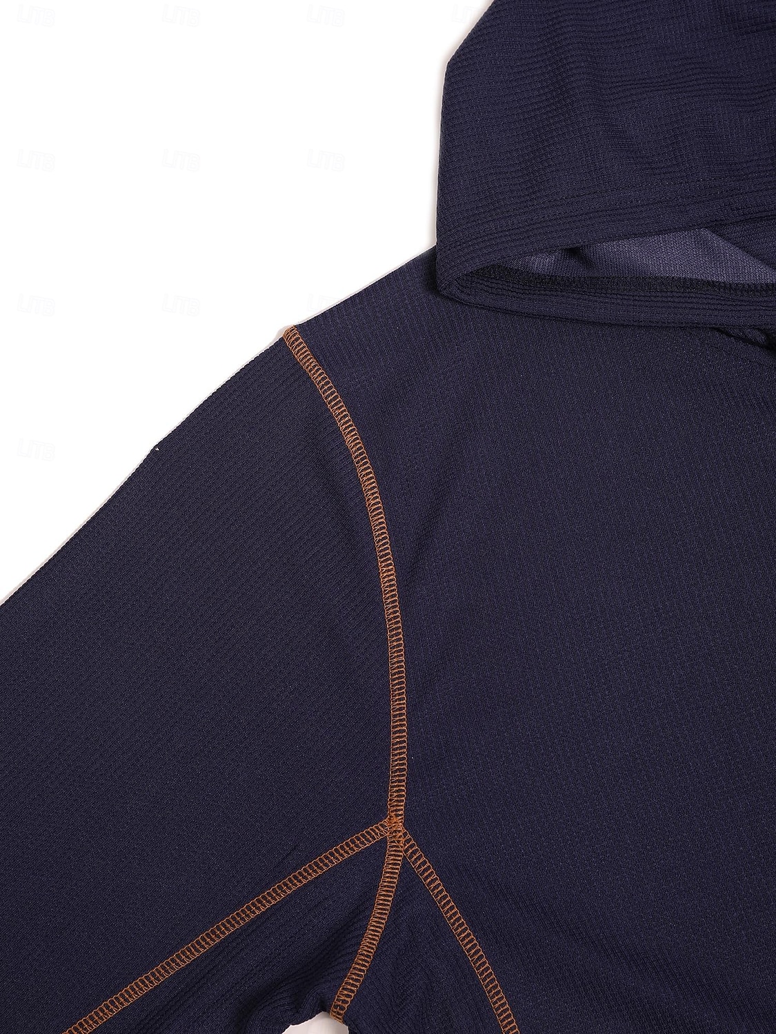 Herren Kapuzenpullover mit Waffelmuster T Shirt Waffel-Henley-Hemd Henley Hemd Langarm Mit Kapuze Henley Frühling Frühling & Herbst Einfach Mode Designer Basic Patchwork Mit Kapuze Urlaub Straße 2025 - $22.99 –P8