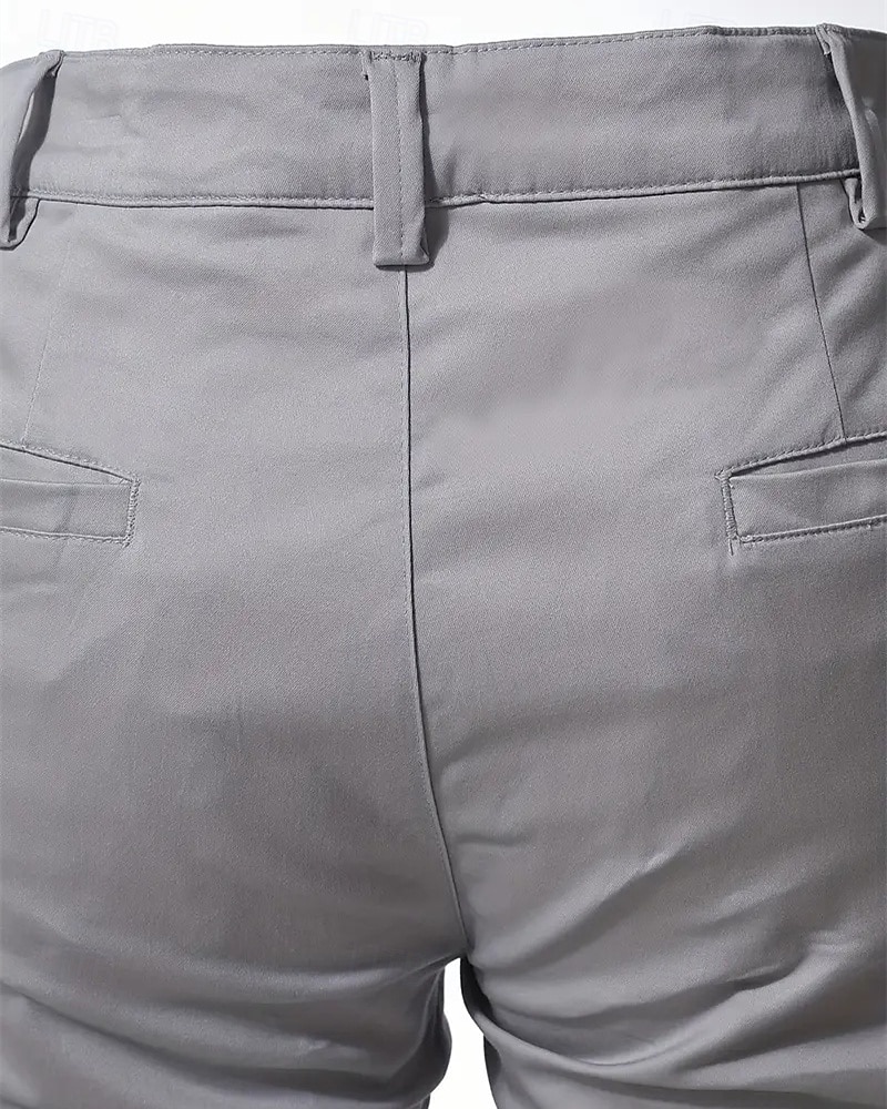 Per uomo Pantaloni Chinos Pantaloni plissettati Tasca Bottoni Semplice Comodità Formale Feste Lavoro Moda Stile Classico Nero Vino Micro-elastico del 2025 a $26.99 –P7