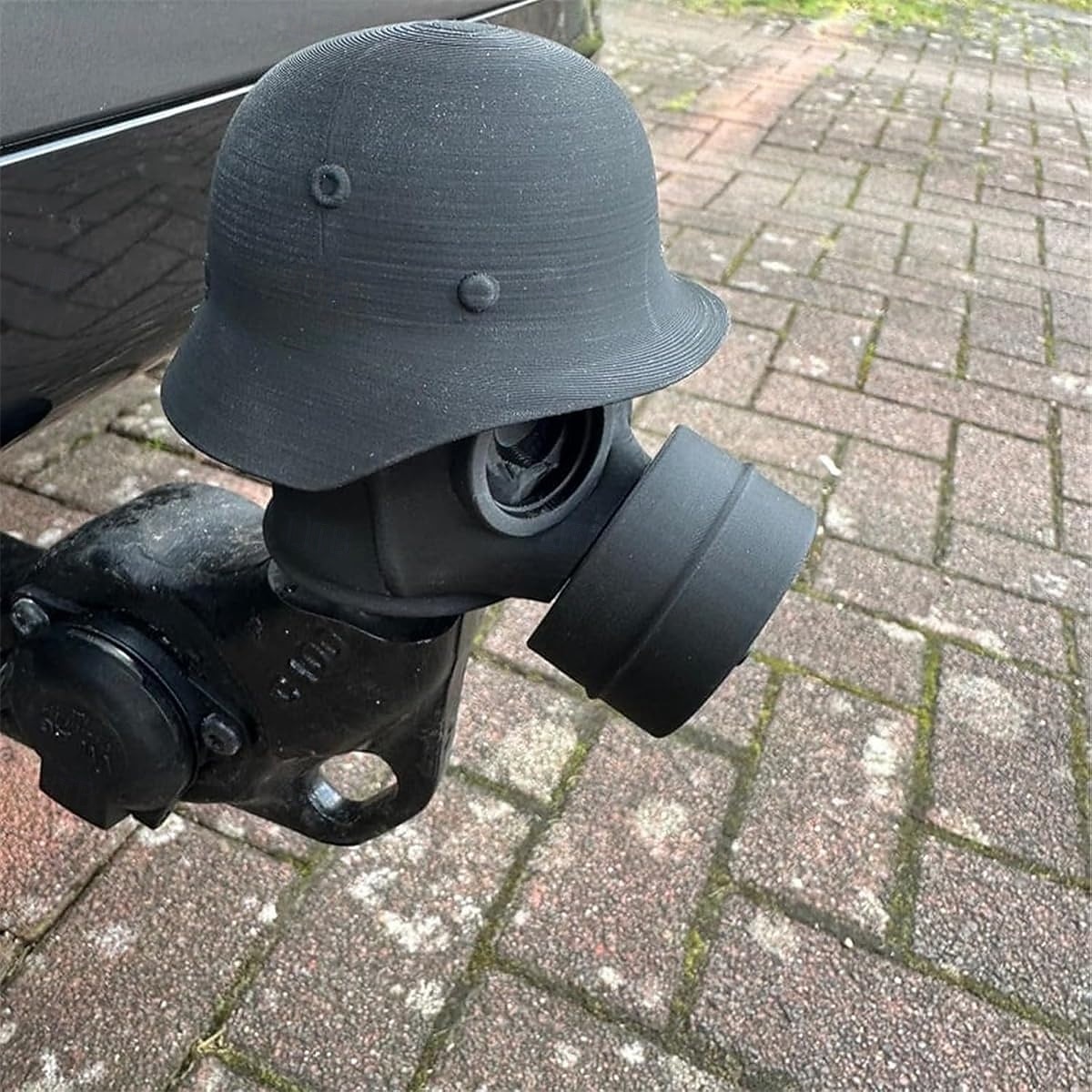 Krytka pro tažné zařízení přívěsu, zábavná plynová maska na helmu a kryt na tažné zařízení přívěsu, ochranná krytka pro tažné zařízení přívěsu, doplňky pro dekoraci auta pro tažné zařízení 2026 - $22.99 –P4