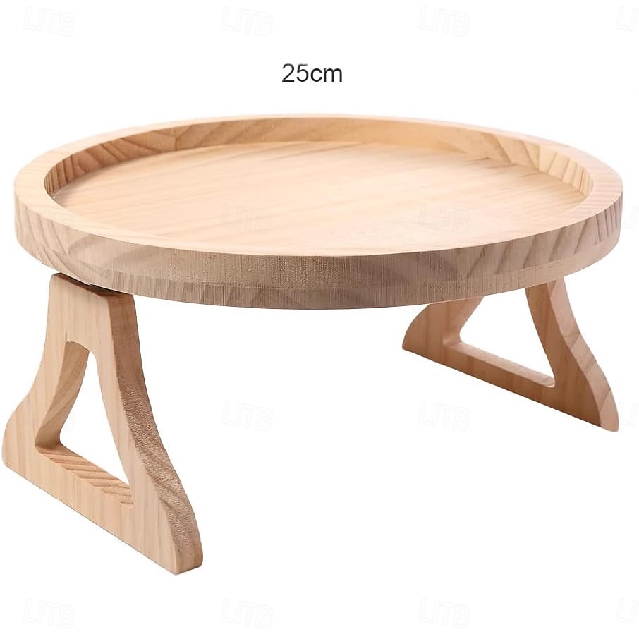 Mesa con reposabrazos para sofá estable, 1 bandeja con clip para mesa con reposabrazos, fija automáticamente la superficie de la mesa, perfecta para espacios pequeños, un gran regalo para familiares y 2025 - $18.99 –P3