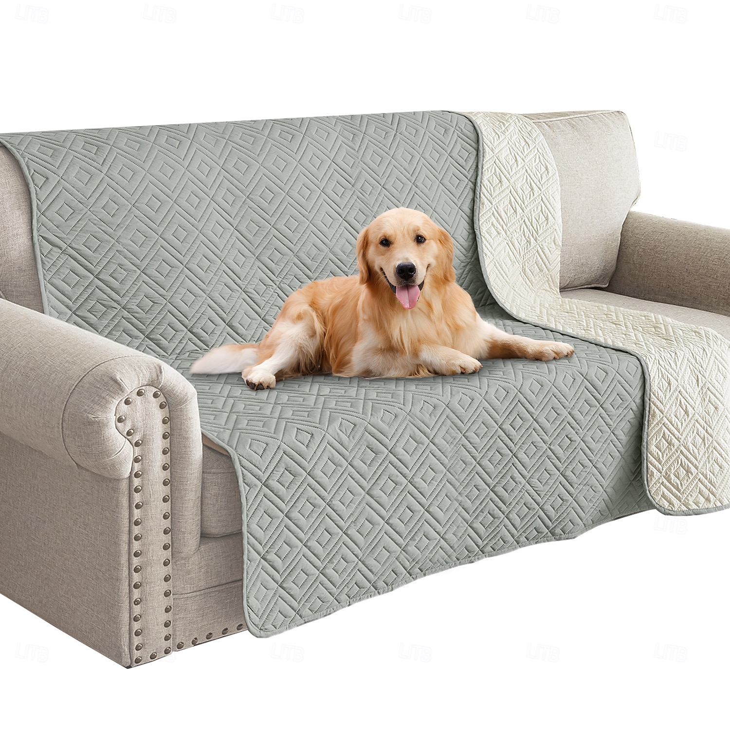 غطاء سرير حيوانات أليفة مقاوم للماء، واقي أريكة للكلاب لا ينزلق، وسادة أريكة قابلة للغسيل للحيوانات الأليفة 2026 - $20.99 –P4