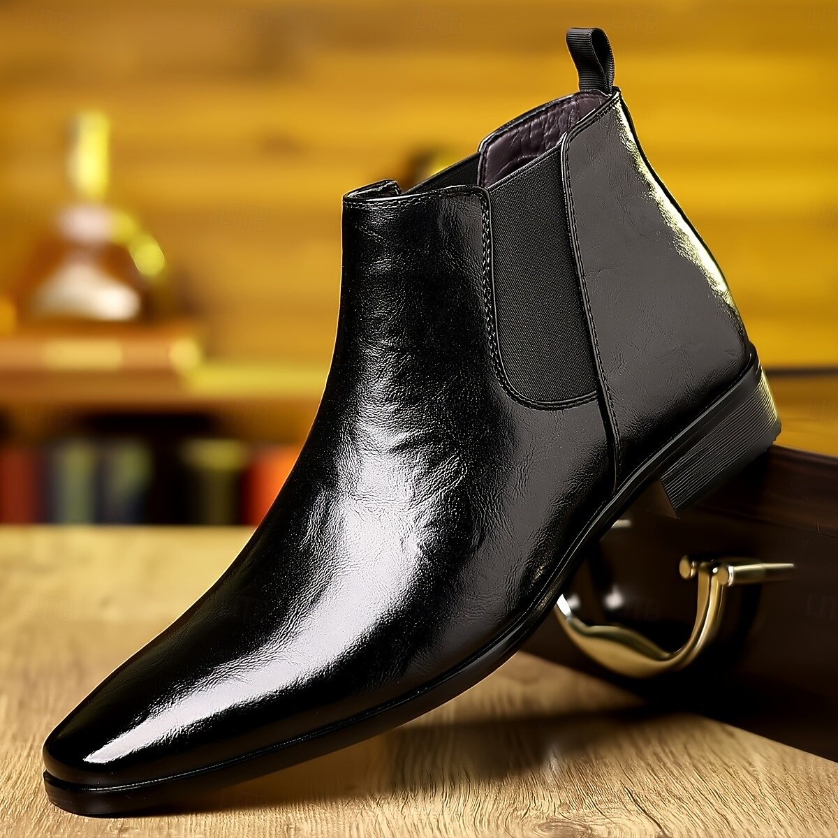 Bottines Chelsea marron pour homme – bottines élégantes pour le bureau, les réunions d'affaires et les tenues formelles de 2025 ? $42.99 –P2