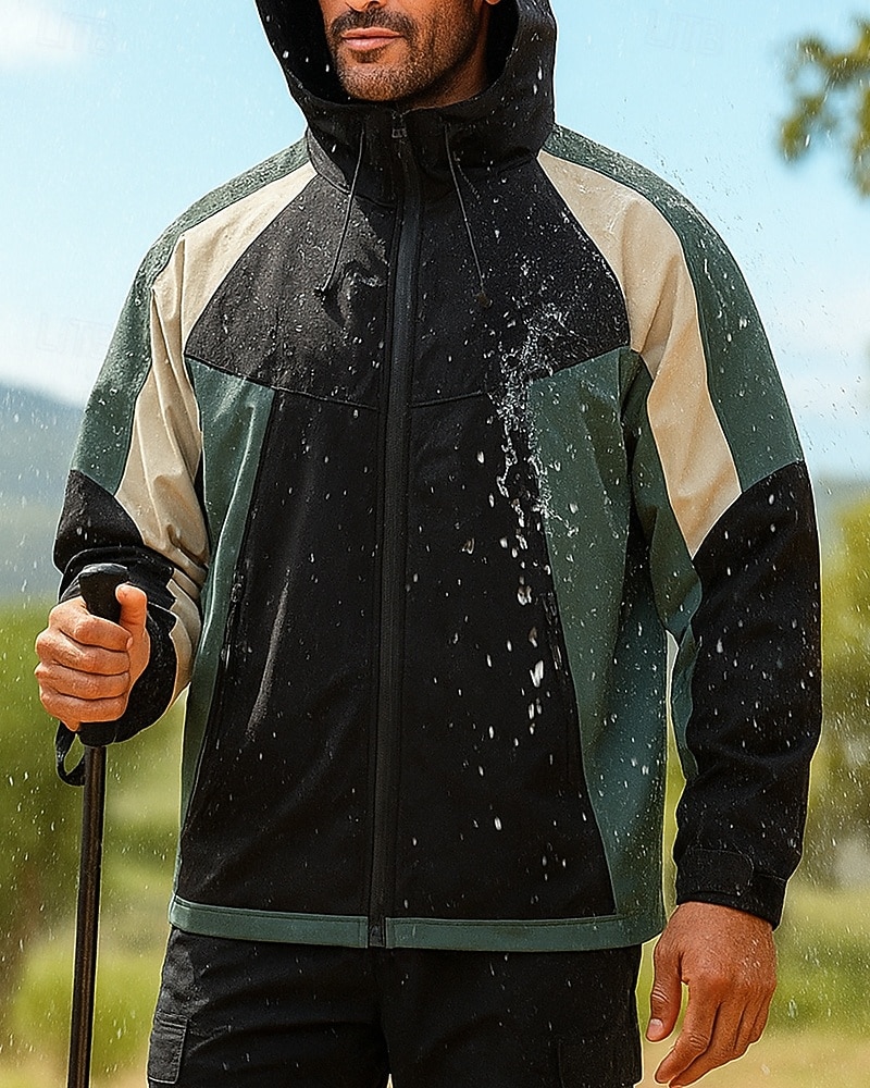 Hombre Cortavientos Chaqueta Chaqueta Softshell Chaqueta para senderismo Al aire libre Impermeable Resistente al Viento Trajes de senderismo Ropa de senderismo Primavera Otoño Camiseta Camping 2025 - $44.99 –P1