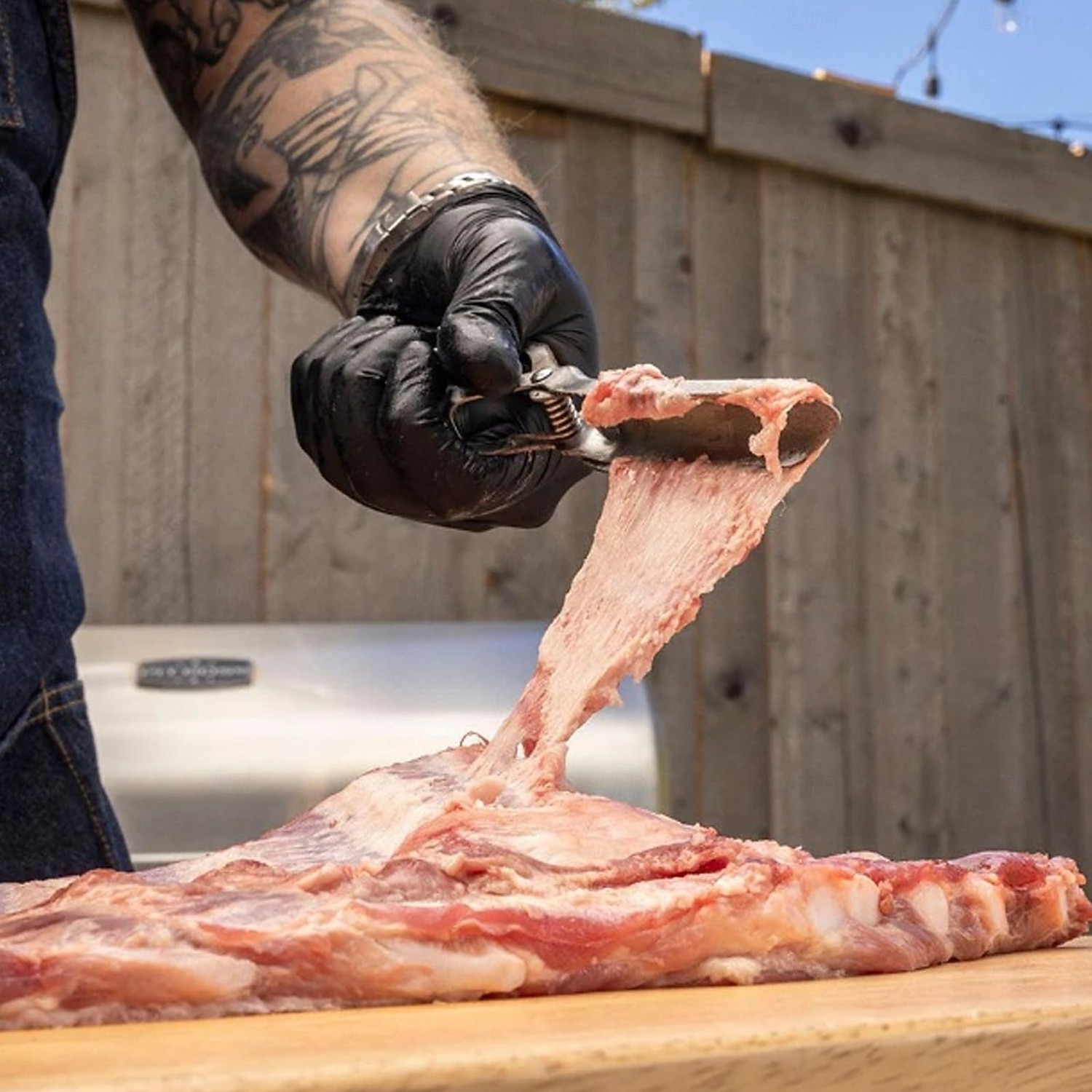 Rib Membrane Remover Stainless Steel Tool Kit - The Ultimate Rib Prep Tool for BBQ Enthusiasts - Ergonomic Design for Easy Membrane Removal - Dishwasher Safe BBQ Accessories 2025 - $13.99 –P4