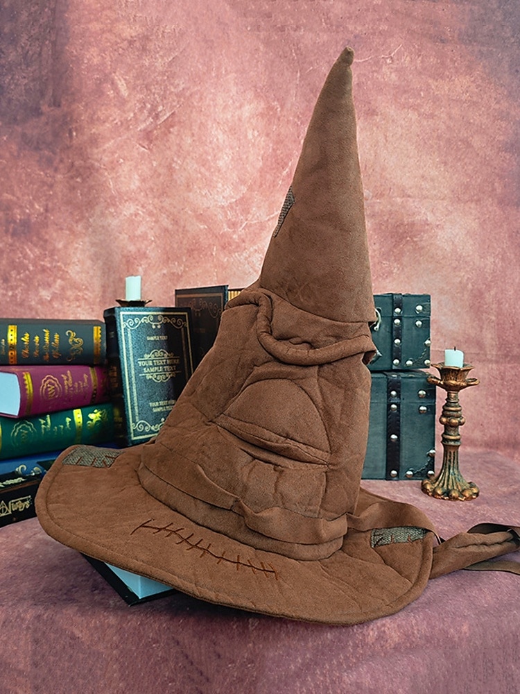 Halloween-heksehatt til dame, vintage-stil trollmannskostymetilbehør, perfekt for cosplay og halloween-fester 2025 - $18.99 –P4
