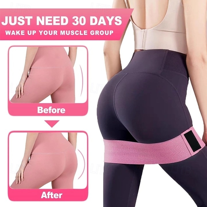 Fabric Resistance Bands for Working Out, 6Pack Non-Slip Exercise Bands for Women and Men, Fabric Booty Bands for Home, Fitness, Pilates, Stretching 2025 - $25.99 –P3