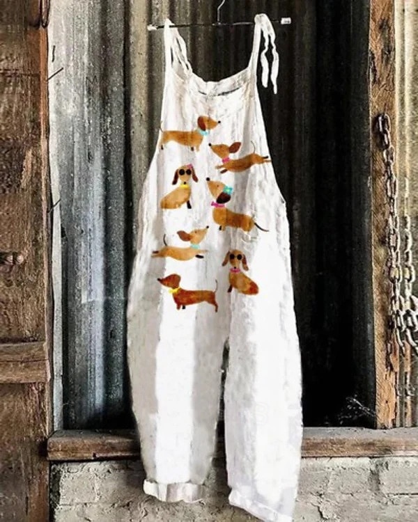 Femmes Combinaison Vacances ancien Style Ethnique Longueur complète Taille Moyenne Animal Poisson Respirabilité Léger Doux Non Elastique Décontracté Occasionnel Quotidien Blanche Bleu Kaki Beige Ét de 2025 ? $26.99 –P1