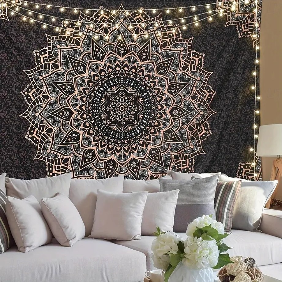 tapeçaria Tapeçarias Mandala Geométrica Boêmio Quarto Sala de estar Dorm Decorações de parede de porta de fundo de 2026 por $21.99 –P5