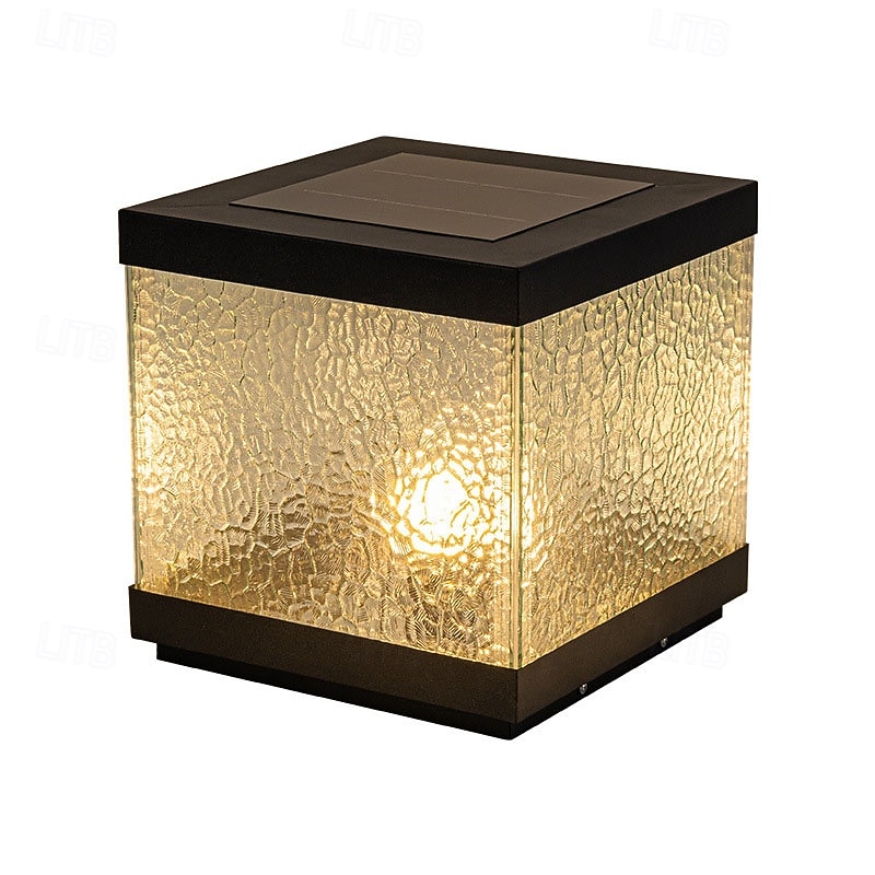 Lámpara de poste solar LED para exteriores, resistente al agua, para patio, porche, terraza, garaje, patio, etc. 2026 - $267.09 –P3