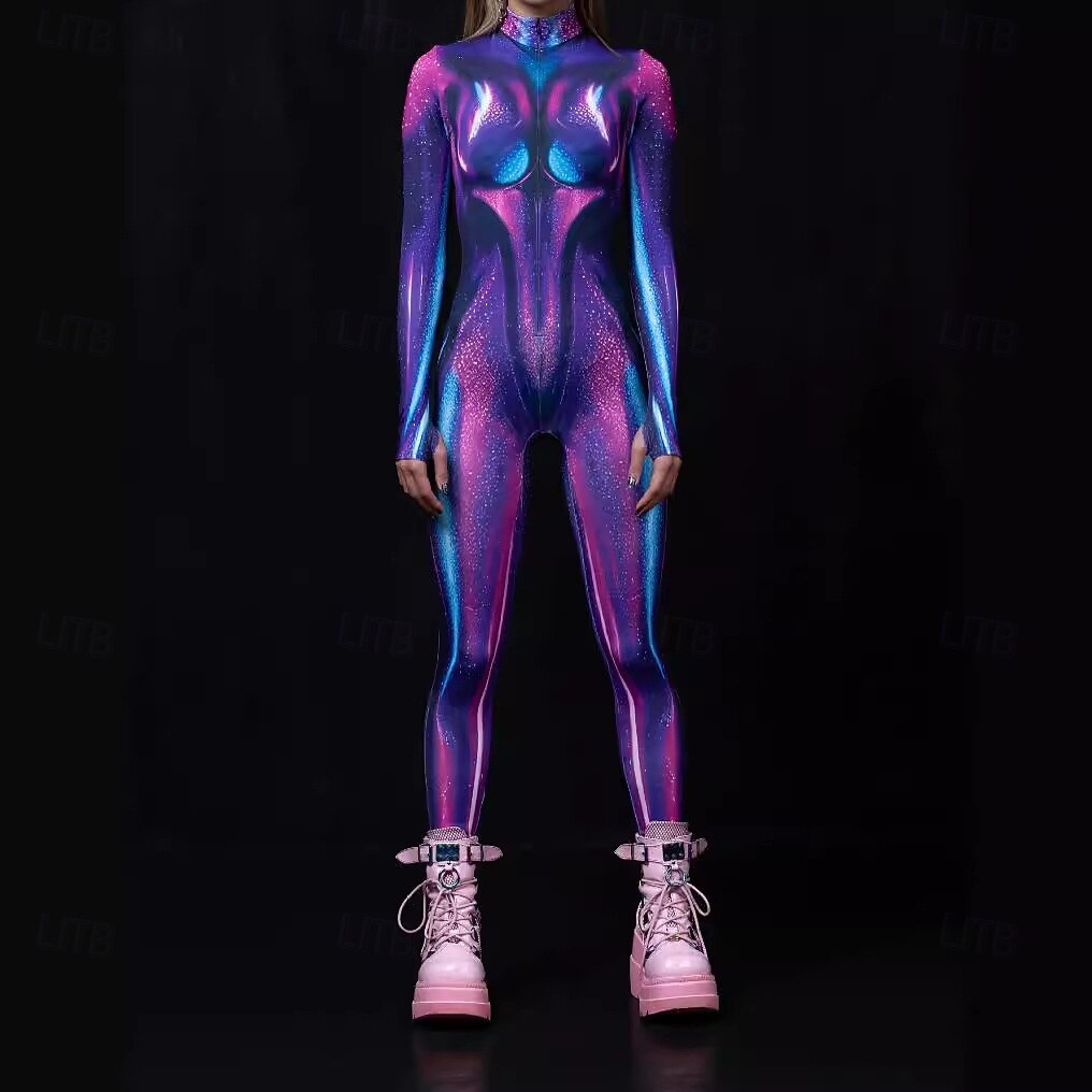Wzorzyste garnitury Zentai Kostium Cosplay Body Drukowanie Strój karnawałowy Kombinezon zentai Męskie Damskie Dla chłopców seksowny kostium Halloween Kostium na Spektakl Impreza Bal maskowy Dla 2025 - $29.99 –P8