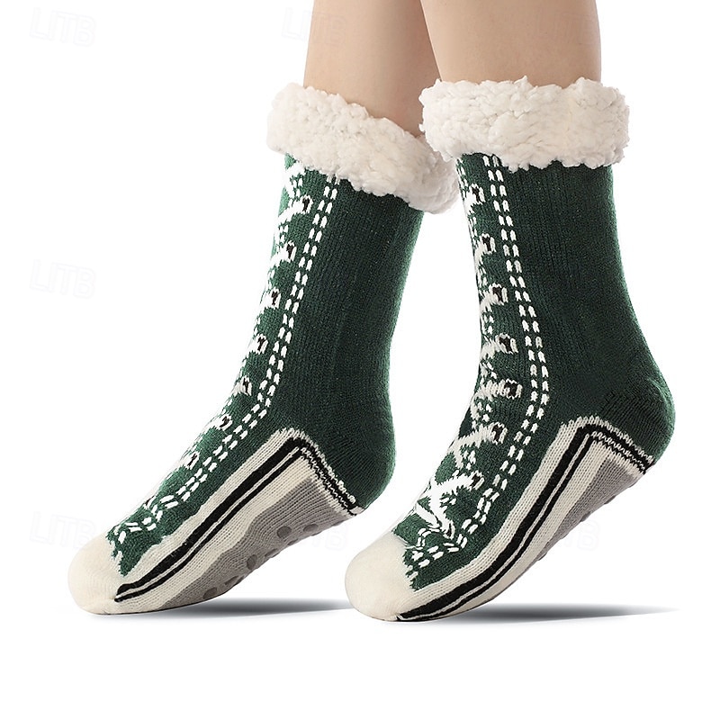 Thick Fuzzy Floor Socks for Women, Indoor Slipper Socks, Cozy Winter Sleep Socks, Extra Plush Warm Socks for Home, Maternity, and Cold Weather 2026 - $23.99 –P10