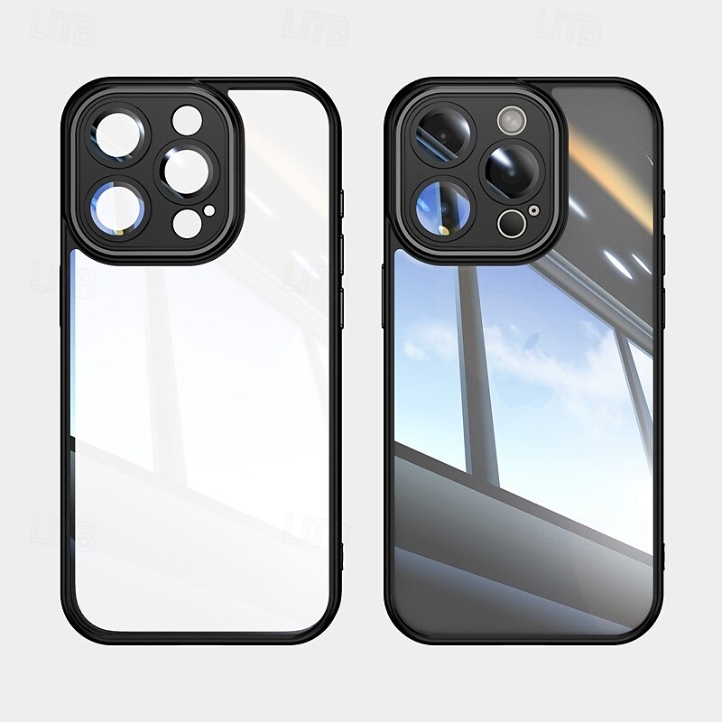 телефон Кейс для Назначение iPhone 17 Pro Max 17 Air 16 15 14 Pro Max 13 Pro Max Кейс на заднюю панель Защита от удара Ретро ТПУ 2025 - $7.99 –P6