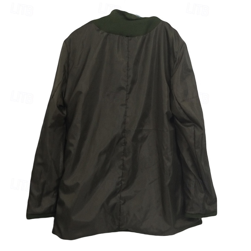 Per uomo Cappotto da marinaio Trench Vacanza Quotidiano Autunno Inverno Poliestere Antivento Capispalla Abbigliamento Moda Classico Semplice Tasca Collo alla coreana Monopetto del 2025 a $48.99 –P11