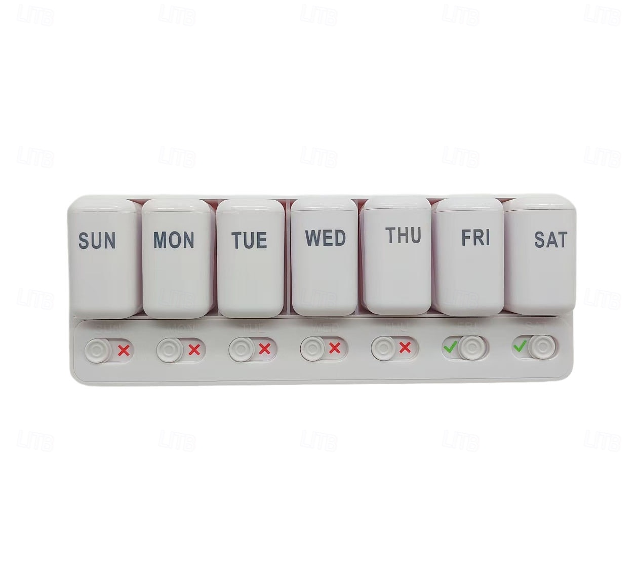 Weekly Pill Organizer Daily Case Holder Storage Box 7 Days Travel Pill Box Large Medicine Pill Case Container for Daily Medication Vitamin Supplement Fish Oil 2025 - $21.99 –P3