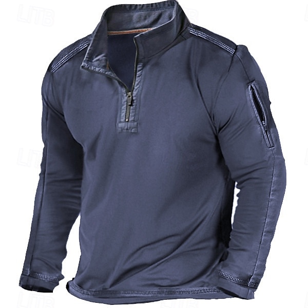 Homme Pull Noir Blanche bleu marine Bleu Kaki Revers Uni Patchwork non imprimable Polyester Occasionnel Automne & Hiver Vêtement Tenue Pulls Capuche Pulls molletonnés de 2025 ? $31.99 –P2