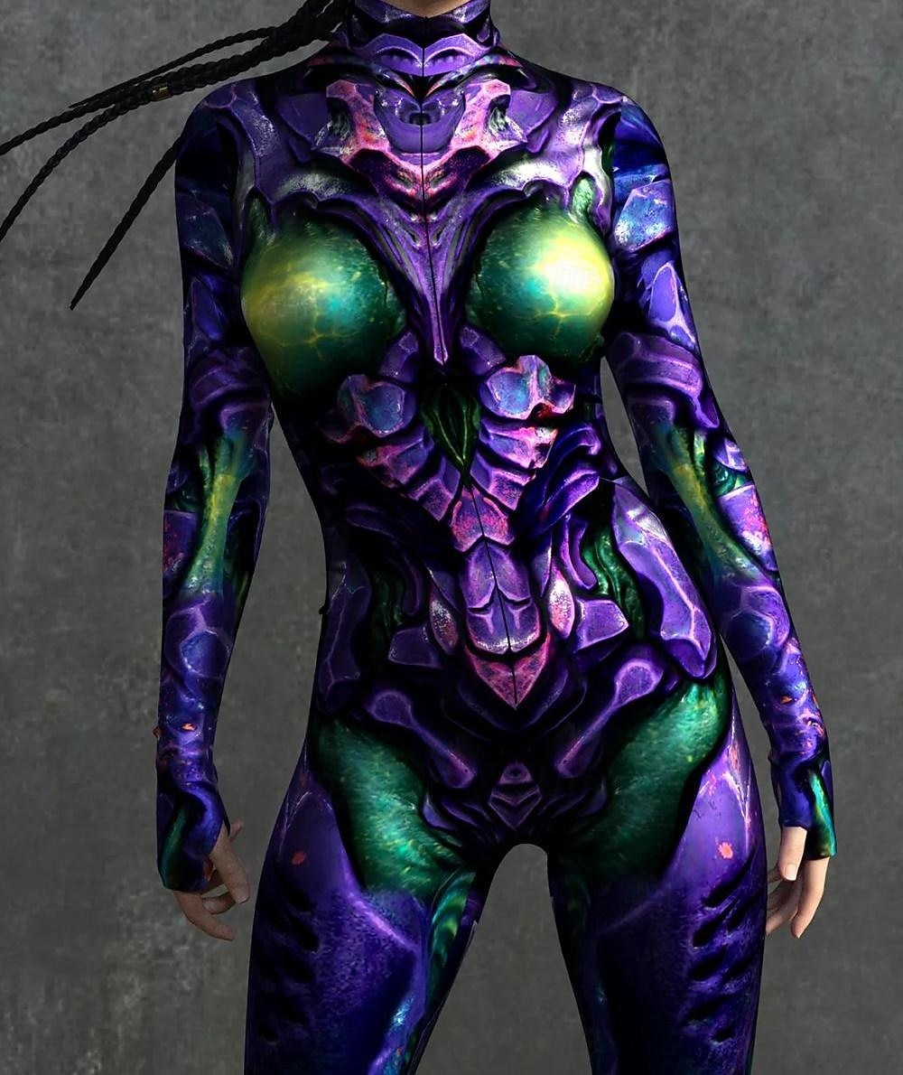 Disfraz de carnaval Traje de Cuerpo Completo Trajes Zentai estampados Traje de cosplay Body Estampado Disfraz Sexy Víspera de Todos los Santos Hombre Mujer Chico Traje para Fiesta Rendimiento 2026 - $33.99 –P8