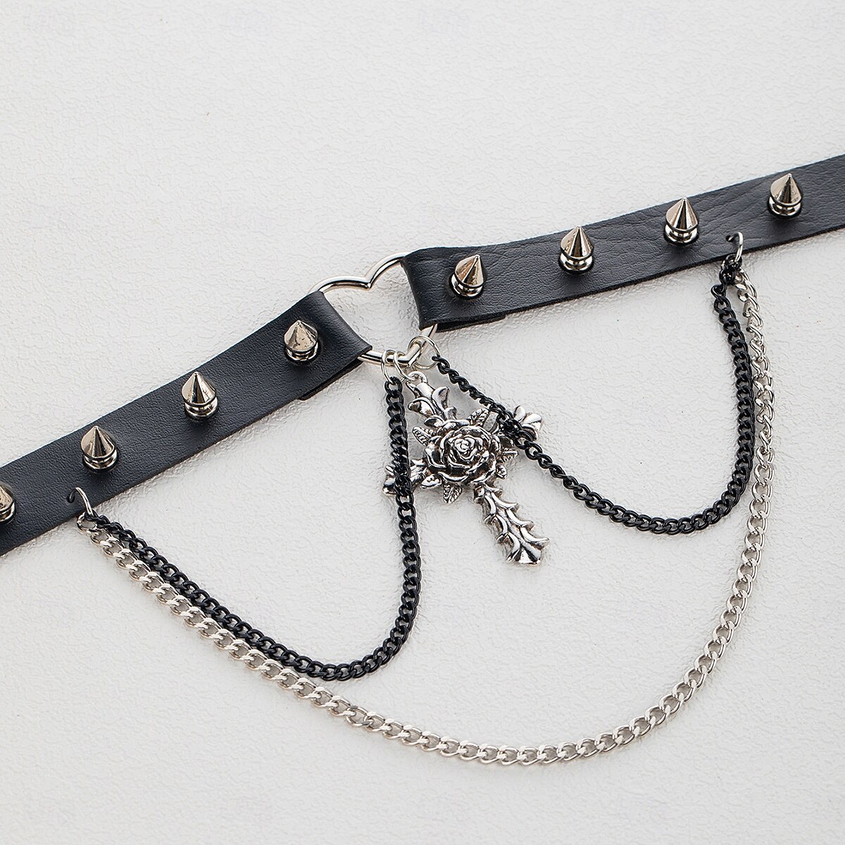 Punk a gotika Náhrdelník Choker Křížový přívěsek pavoučí síť Maškarní kostým Dámské předvečer Všech svatých Karneval Výkon Párty Ležérní Dospělí Náhrdelníky Celý rok 2025 - $15.49 –P3