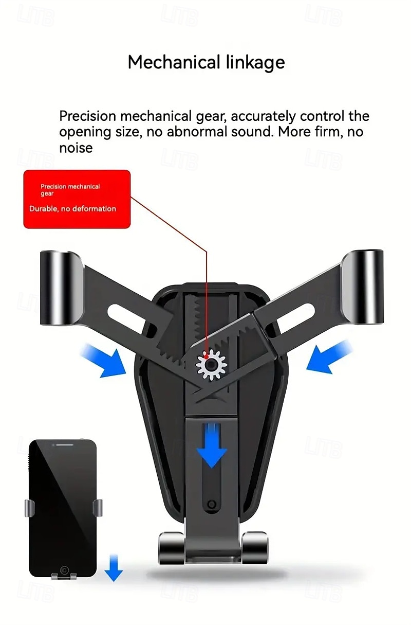 Car Phone Holder Anti-shake Gravity Car Holder For Car Air Vents 2026 - $10.99 –P3