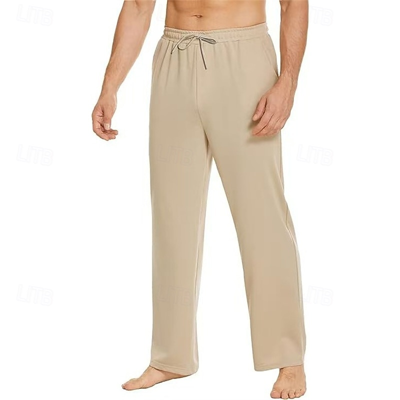 Homme Joggings Pantalons Pantalon d'hiver Pantalon de survêtement droit Cordon de serrage Avec Poches Taille Élastique Uni Confort Quotidien Sport en Plein Air Mode Occasionnel Bleu Rouge de 2026 ? $18.99 –P8