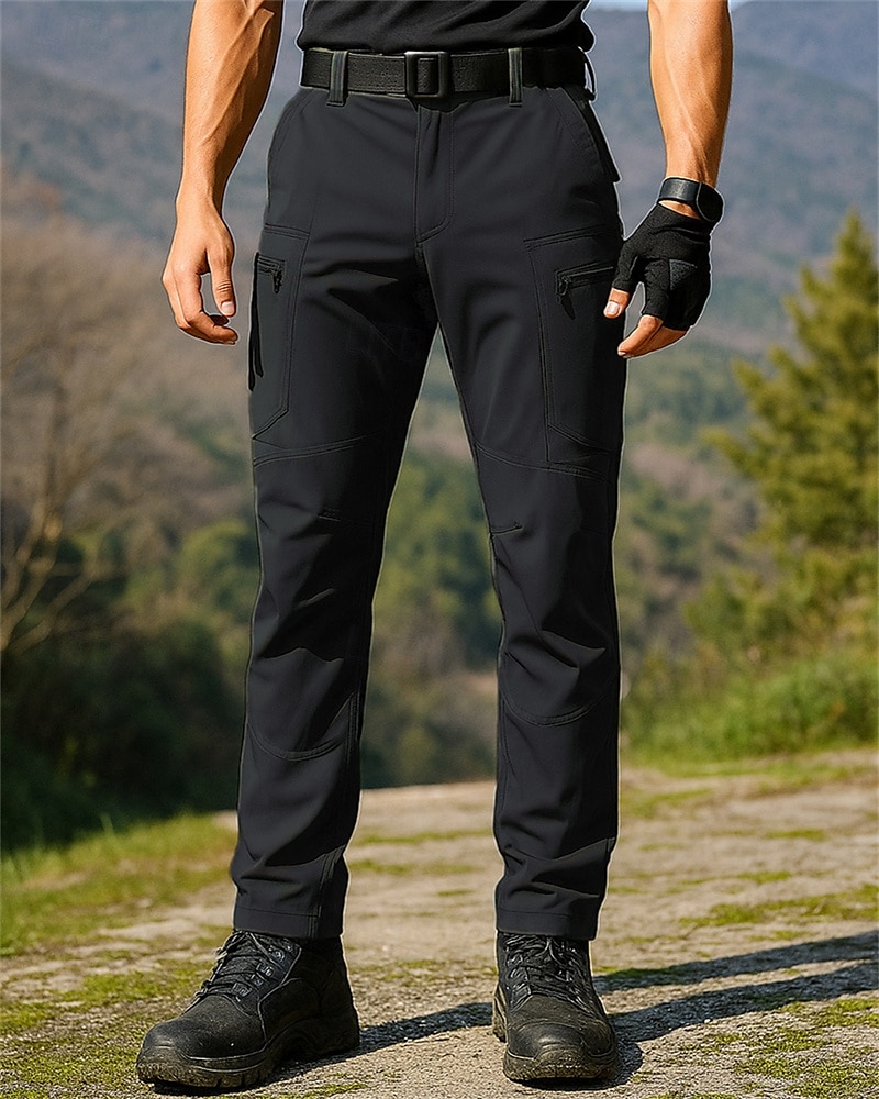 Herren Kampfhosen Cargohosen Wanderhosen Außen Normale Passform Wasserdicht Winddicht Hosen Tasche Schwarz Armeegrün Camping / Wandern Jagd Klettern S M L XL XXL 2025 - $25.99 –P6